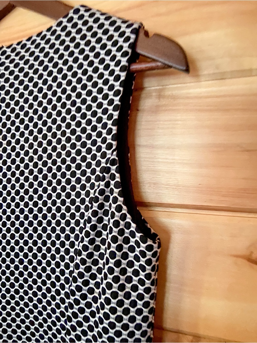 Calvin Klein Black & White Geometric Honeycomb Sheath Women’s Dress Size 8 EUC - Picture 7 of 17